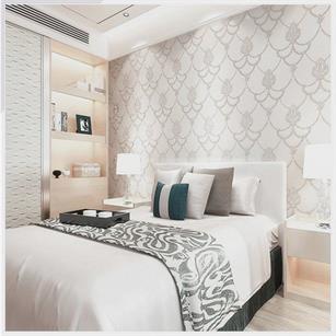 مقدار، رنگ و انتخاب کاغذ دیواری مناسب اتاق خواب